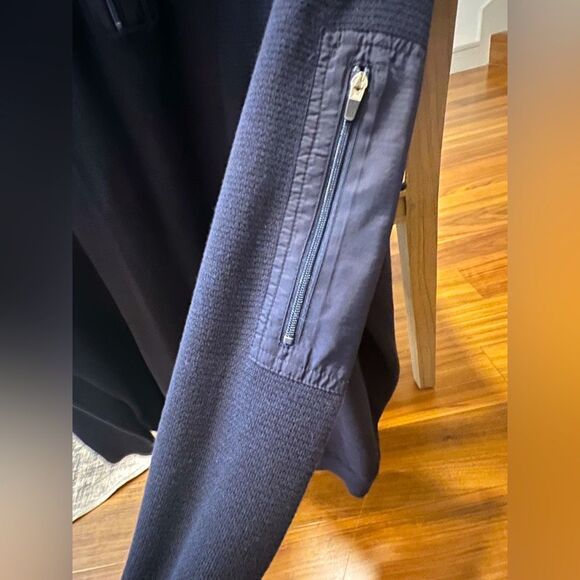 Tommy Bahama Coolmax Navy Blue Zip Up Sweater size XXLTG - Picture 4 of 7
